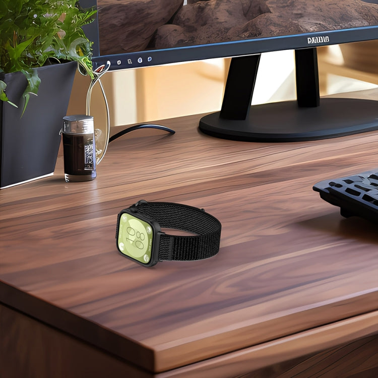 For Huawei Watch Fit3 Loop Nylon Watch Band(Grey Yellow) by buy2fix