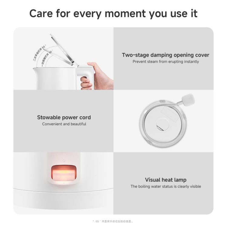 Xiaomi Mijia 1.5L 1500W Electric Kettle N1, CN Plug(White) by Xiaomi