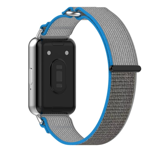 For Samsung Galaxy Fit 3 Loop Nylon Watch Band(Blue Grey) by buy2fix