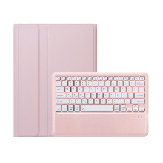 For iPad Pro 13 2024 A13B Detachable Ultra-Thin Bluetooth Keyboard Leather Tablet Case with Pen Slot(Pink) by buy2fix