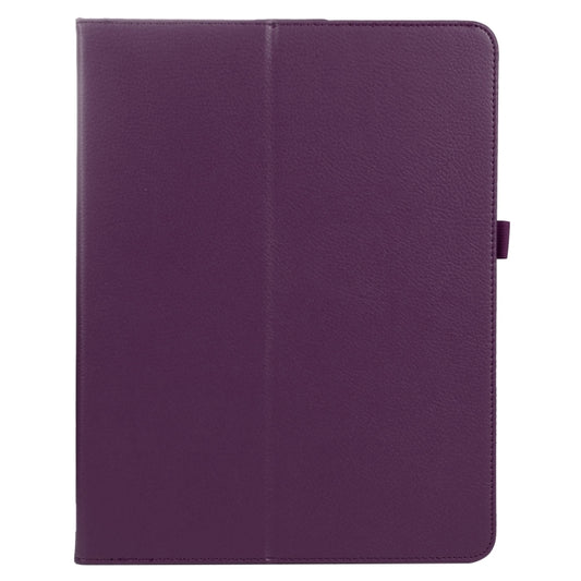 For iPad Air 11 2025 / 2024 Litchi Texture Solid Color Leather Tablet Case(Purple) by buy2fix