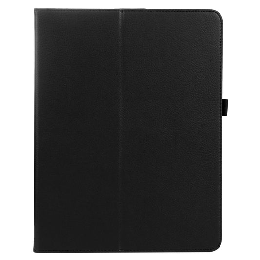 For iPad Air 11 2025 / 2024 Litchi Texture Solid Color Leather Tablet Case(Black) by buy2fix