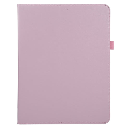 For iPad Air 11 2025 / 2024 Litchi Texture Solid Color Leather Tablet Case(Pink) by buy2fix