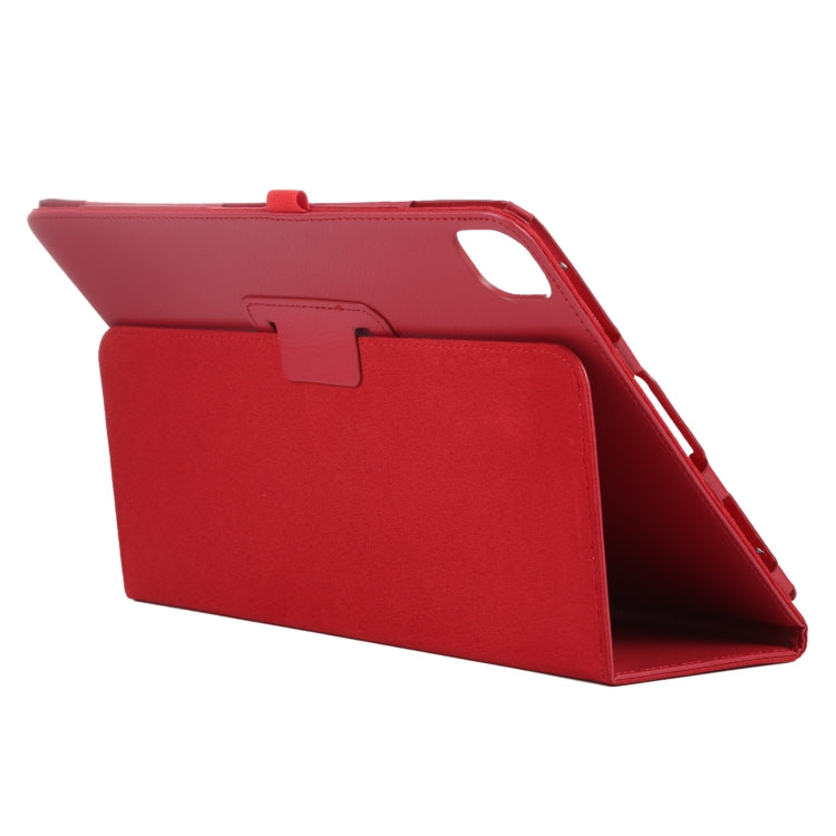 For iPad Pro 11 2025 / 2024 Litchi Texture Solid Color Leather Tablet Case(Red) by buy2fix