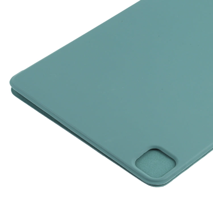 For iPad Pro 13 2025 / 2024 Double-sided Clip Non-buckle Magnetic PU Smart Tablet Case(Green) by buy2fix