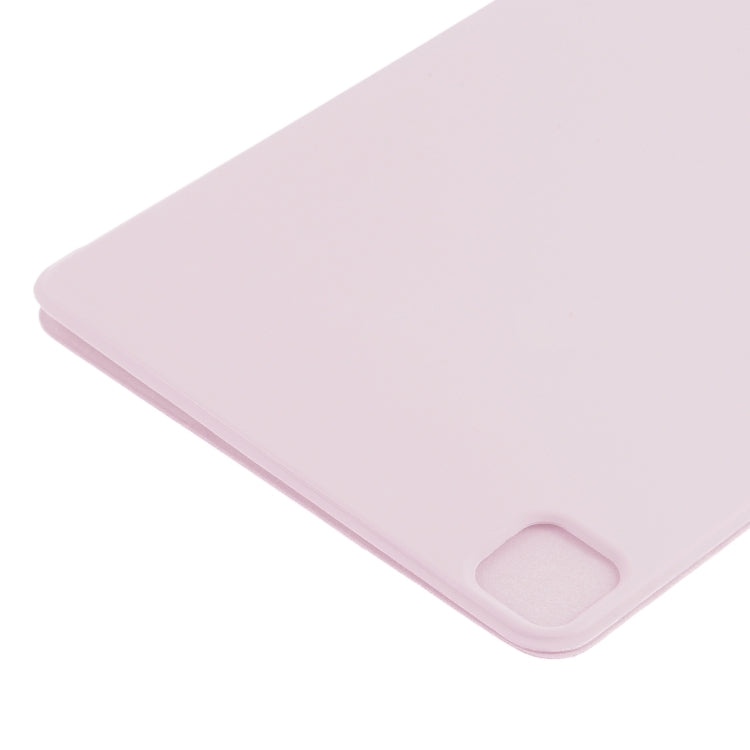 For iPad Pro 13 2025 / 2024 Double-sided Clip Non-buckle Magnetic PU Smart Tablet Case(Pink) by buy2fix