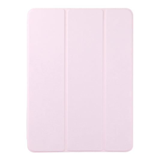 For iPad Pro 11 2025 / 2024 Double-sided Clip Non-buckle Magnetic PU Smart Tablet Case(Pink) by buy2fix