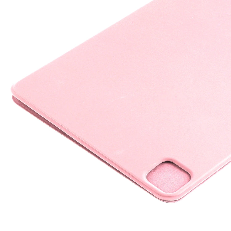 For iPad Pro 11 2025 / 2024 Double-sided Clip Non-buckle Magnetic PU Smart Tablet Case(Rose Gold) by buy2fix