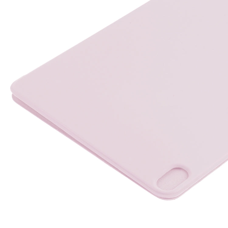 For iPad Air 11 2025 / 2024 Double-sided Clip Non-buckle Magnetic PU Smart Tablet Case(Pink) by buy2fix