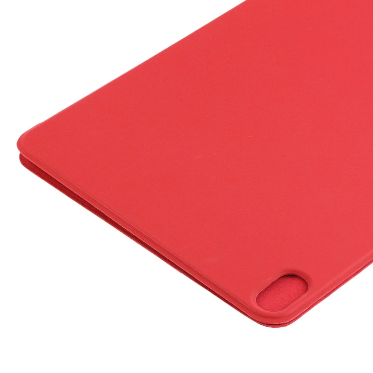 For iPad Air 11 2025 / 2024 Double-sided Clip Non-buckle Magnetic PU Smart Tablet Case(Red) by buy2fix