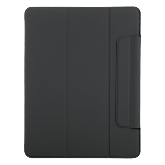 For iPad Pro 11 2025 / 2024 Double-sided Clip Fixed Buckle Magnetic PU Leather Smart Tablet Case(Black) by buy2fix