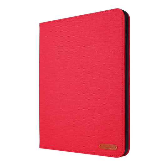 For iPad Air 13 2025 / 2024 Fabric Leather Tablet Case(Red) by buy2fix