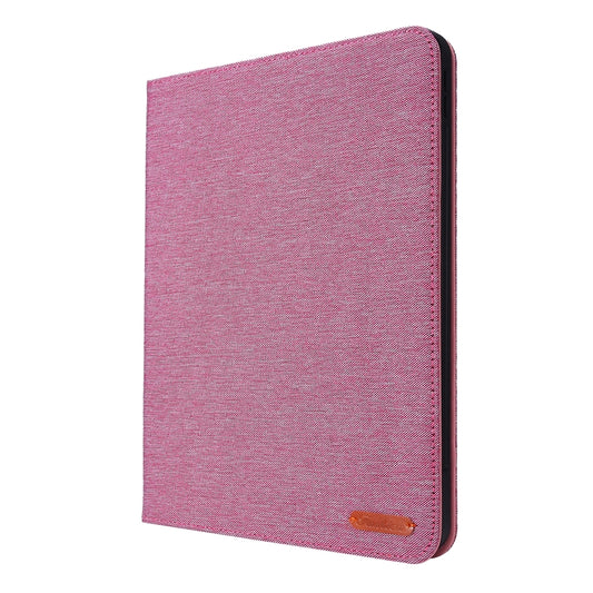 For iPad Pro 11 2025 / 2024 Fabric Leather Tablet Case(Rose Red) by buy2fix
