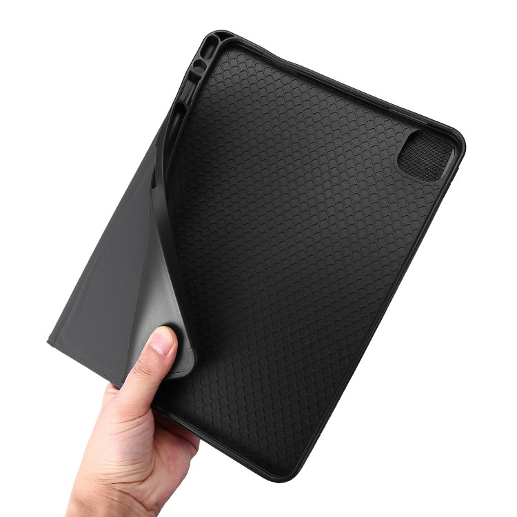 For iPad Pro 11 2025 / 2024 Fabric Leather Tablet Case(Grey) by buy2fix