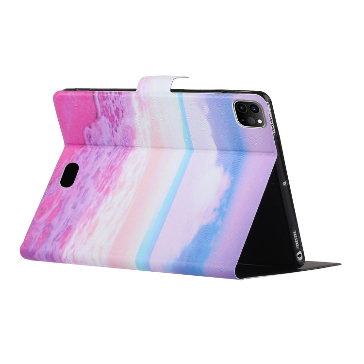 For iPad Pro 11 2025 / 2024 Voltage Coloured Drawing Smart Leather Tablet Case(Marble) by buy2fix