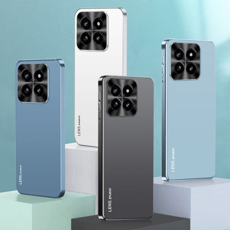 For Xiaomi Redmi K70 Pro AG Frosted Electroplating Acrylic Phone Case(Sierra Blue) by buy2fix