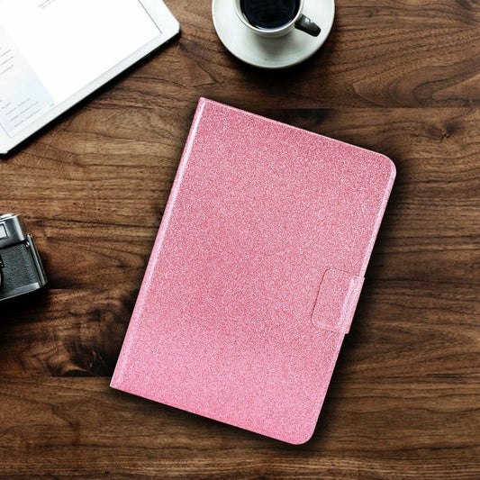 For iPad Pro 11 2025 / 2024 Varnish Glitter Powder Smart Leather Tablet Case(Pink) by buy2fix