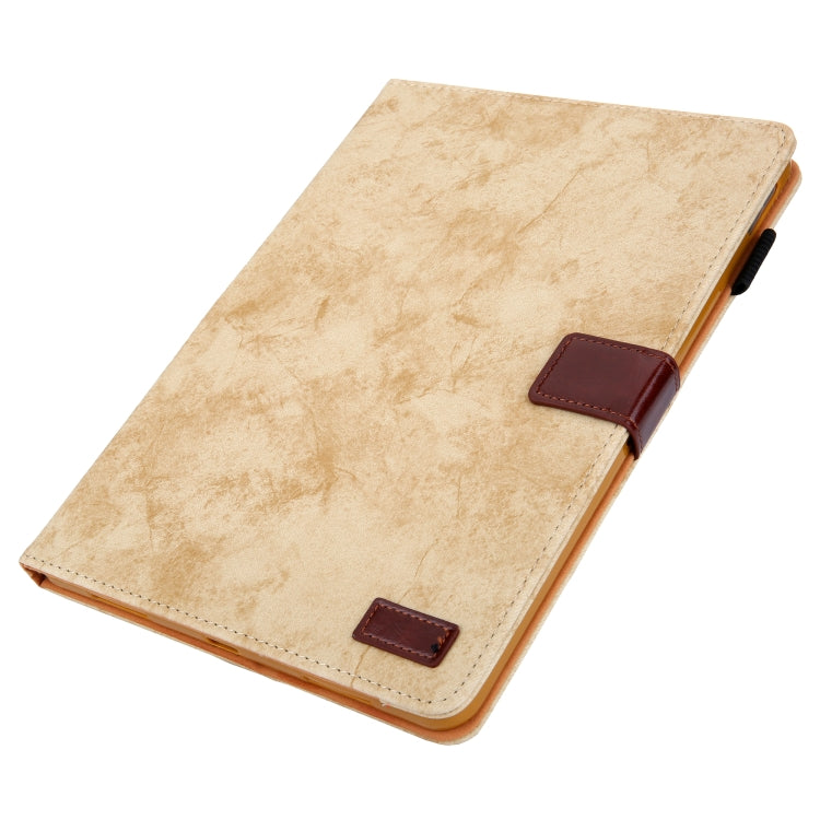 For iPad Pro 11 2025 / 2024 Cloth Texture Leather Tablet Case(Yellow) by buy2fix
