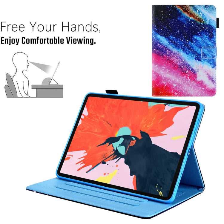 For iPad Pro 11 2025 / 2024 Colored Drawing Leather Smart Tablet Case(Colorful Stone) by buy2fix
