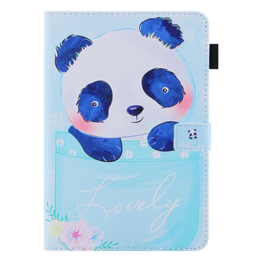 For iPad Pro 11 2025 / 2024 Colored Drawing Leather Smart Tablet Case(Cup Panda) by buy2fix
