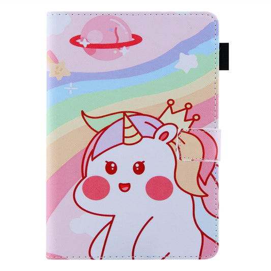 For iPad Pro 11 2025 / 2024 Colored Drawing Leather Smart Tablet Case(Crown Unicorns) by buy2fix