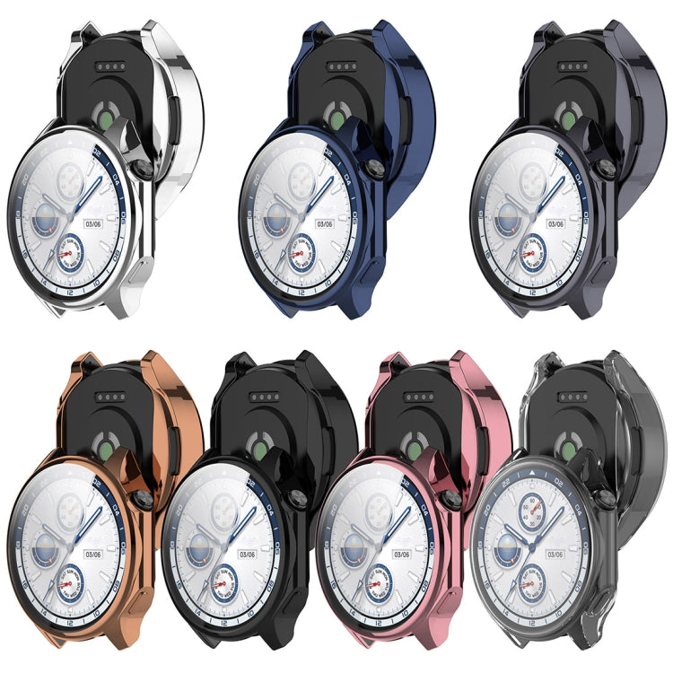 For OPPO Watch X / OnePlus Watch 2 Full Coverage TPU Electroplated Watch Protective Case(Transparent) by buy2fix
