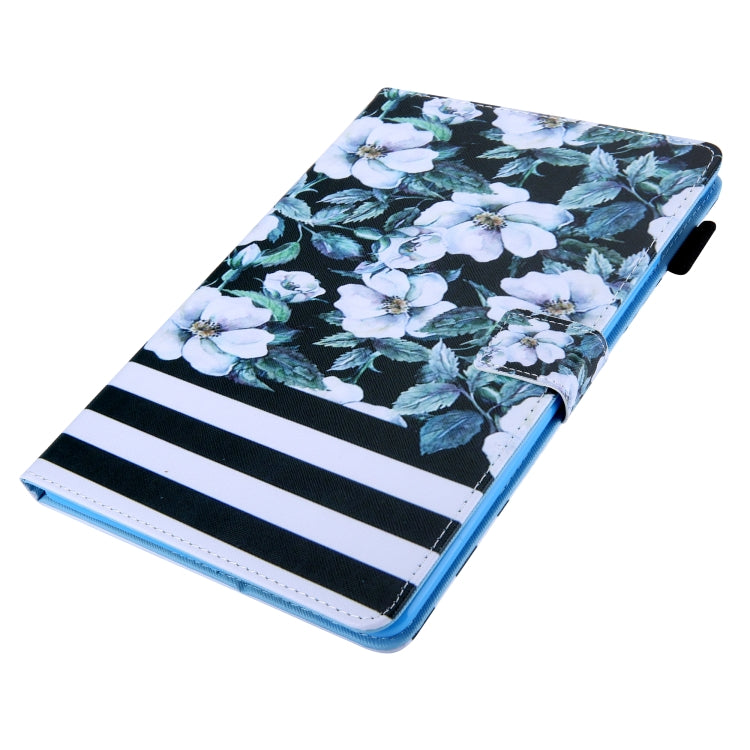 For iPad Pro 11 2025 / 2024 Colored Drawing Leather Smart Tablet Case(Pear Flowers) by buy2fix