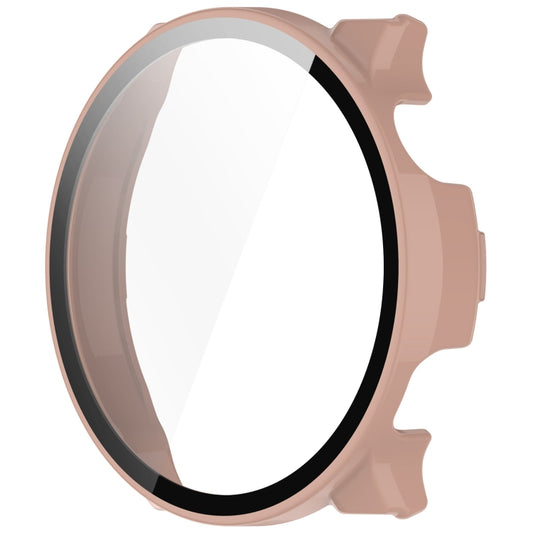 For COROS Pace 2 PC + Tempered Film Integrated Watch Protective Case(Pink) by buy2fix