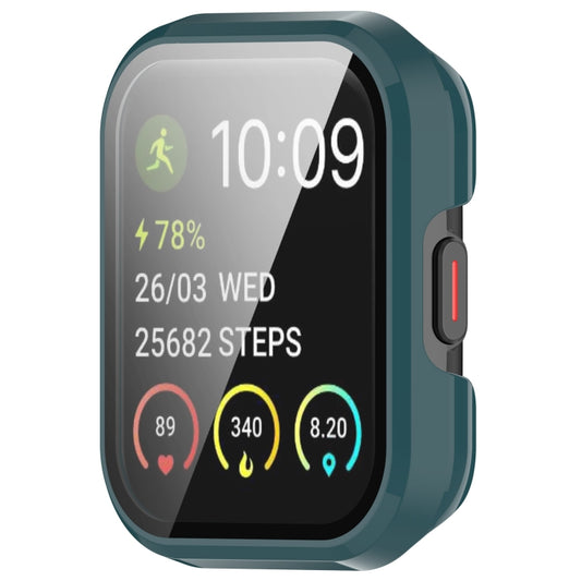 For SKG V7 / V7 Pro Tempered Film Integrated PC Watch Protective Cover(Pine Green) by buy2fix