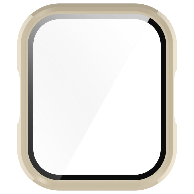 For SKG V7 / V7 Pro Tempered Film Integrated PC Watch Protective Cover(Ivory White) by buy2fix