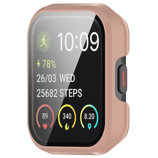 For SKG V7 / V7 Pro Tempered Film Integrated PC Watch Protective Cover(Pink) by buy2fix