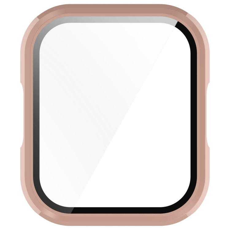 For SKG V7 / V7 Pro Tempered Film Integrated PC Watch Protective Cover(Pink) by buy2fix