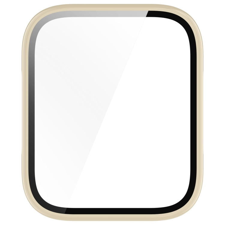 For SKG V9 Tempered Film Integrated PC Watch Protective Cover(Ivory White) by buy2fix