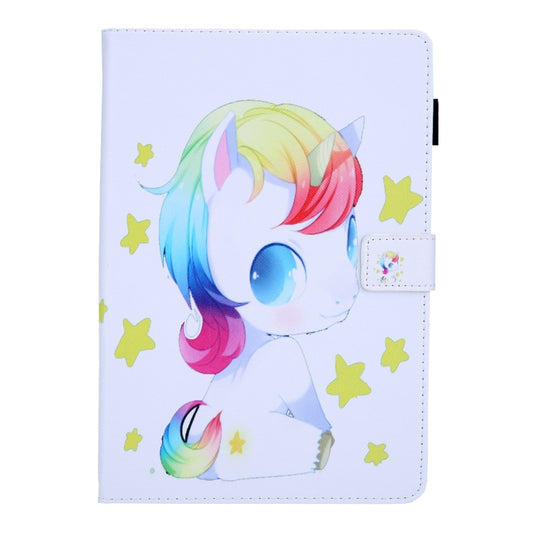 For iPad Pro 11 2025 / 2024 Colored Drawing Leather Smart Tablet Case(Unicorn Baby) by buy2fix
