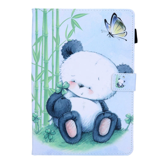For iPad Pro 11 2025 / 2024 Colored Drawing Leather Smart Tablet Case(Panda) by buy2fix