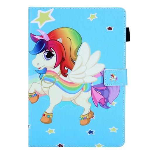 For iPad Pro 11 2025 / 2024 Colored Drawing Leather Smart Tablet Case(Star Unicorn) by buy2fix