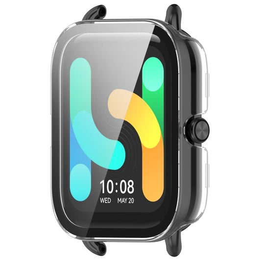 For Xiaomi HayLou GST/GST Lite/RS4 Plus PC + Tempered Film Integrated Watch Protective Case(Transparent) by buy2fix