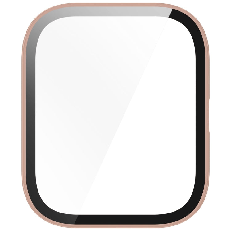 For Xiaomi HayLou GST/GST Lite/RS4 Plus PC + Tempered Film Integrated Watch Protective Case(Pink) by buy2fix