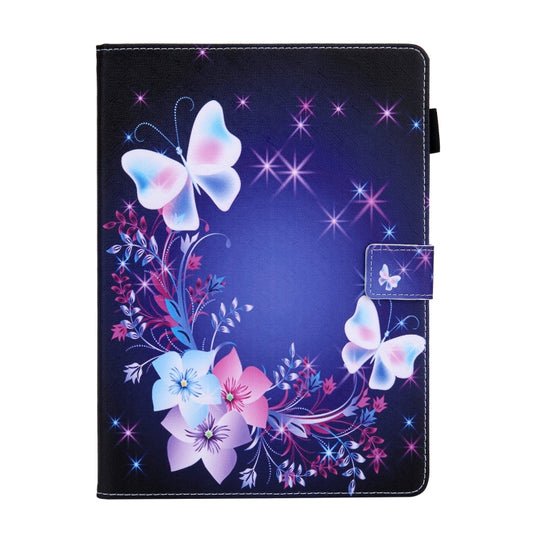 For iPad Pro 11 2025 / 2024 Colored Drawing Leather Smart Tablet Case(Dual Colorful Butterflies) by buy2fix