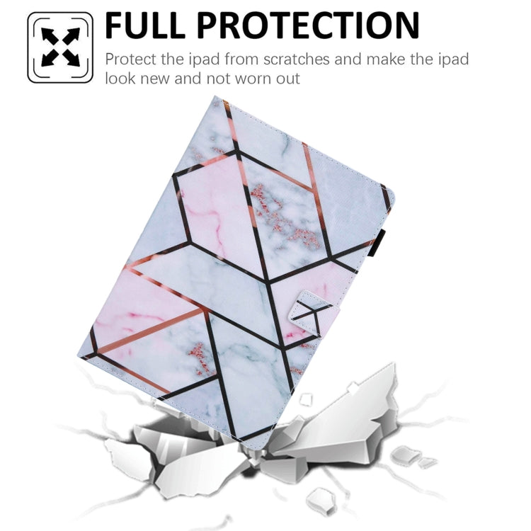 For iPad Pro 11 2025 / 2024 Colored Drawing Leather Smart Tablet Case(Grid) by buy2fix