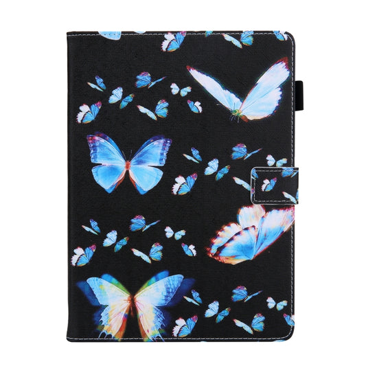 For iPad Pro 11 2025 / 2024 Colored Drawing Leather Smart Tablet Case(Dream Blue Butterfly) by buy2fix