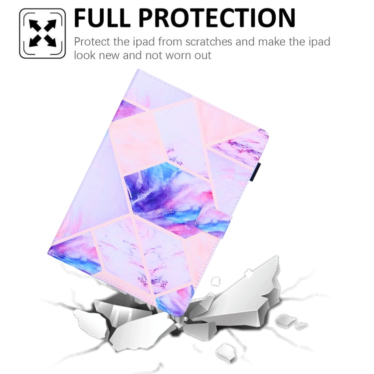 For iPad Pro 11 2025 / 2024 Colored Drawing Leather Smart Tablet Case(Colorful Grid) by buy2fix