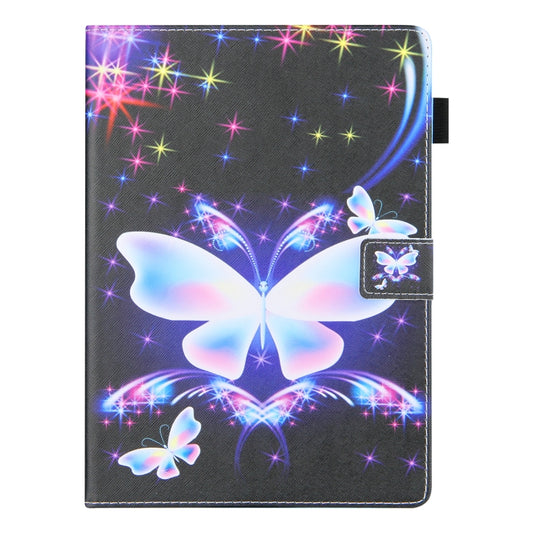 For iPad Pro 11 2025 / 2024 Colored Drawing Leather Smart Tablet Case(Big Color Butterfly) by buy2fix