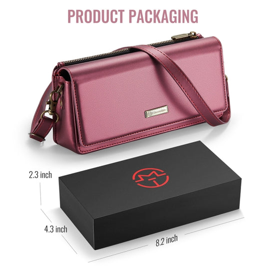 CaseMe ME30 Max Multifunctional Large-Capacity Shoulder Crossbody Phone Bag(Red) by CaseMe