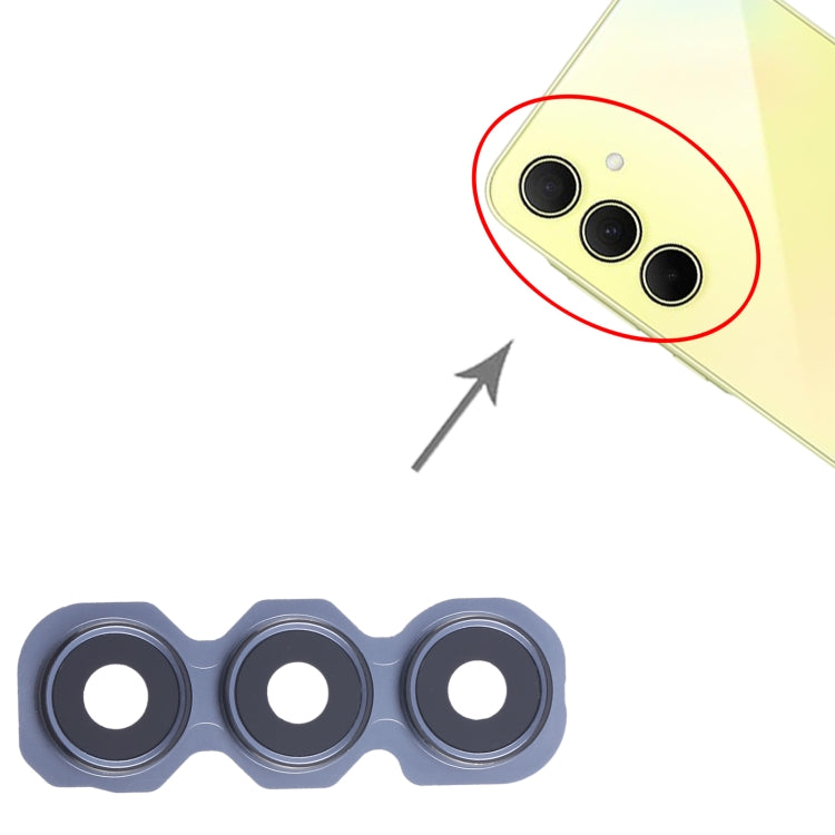 For Samsung Galaxy A35 SM-A356B 10pcs Original Rear Camera Lens Cover(Blue) - Camera Series by buy2fix | Online Shopping UK | buy2fix