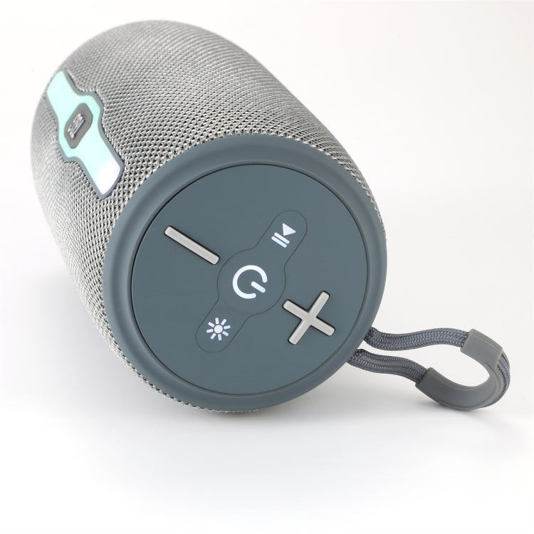 T&G TG675 Music Pulse Wireless Bluetooth Speaker with LED Light(Grey) by T&G