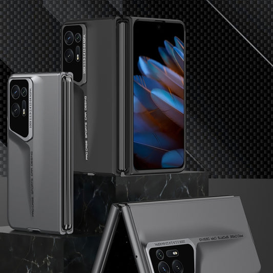 For OPPO Find N2 GKK Blade Ultra-thin Full Coverage Phone Case(Black) by GKK