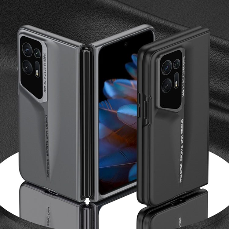 For OPPO Find N2 GKK Blade Ultra-thin Full Coverage Phone Case(Black) by GKK