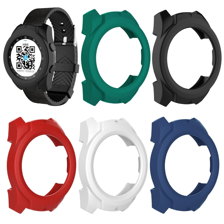 For Ticwatch Pro 2020 / Ticwatch Pro Universal Silicone Protective Case(White) by buy2fix