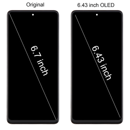For Samsung Galaxy M53 SM-M536B 6.43inch OLED LCD Screen Digitizer Full Assembly with Frame - LCD Screen by buy2fix | Online Shopping UK | buy2fix